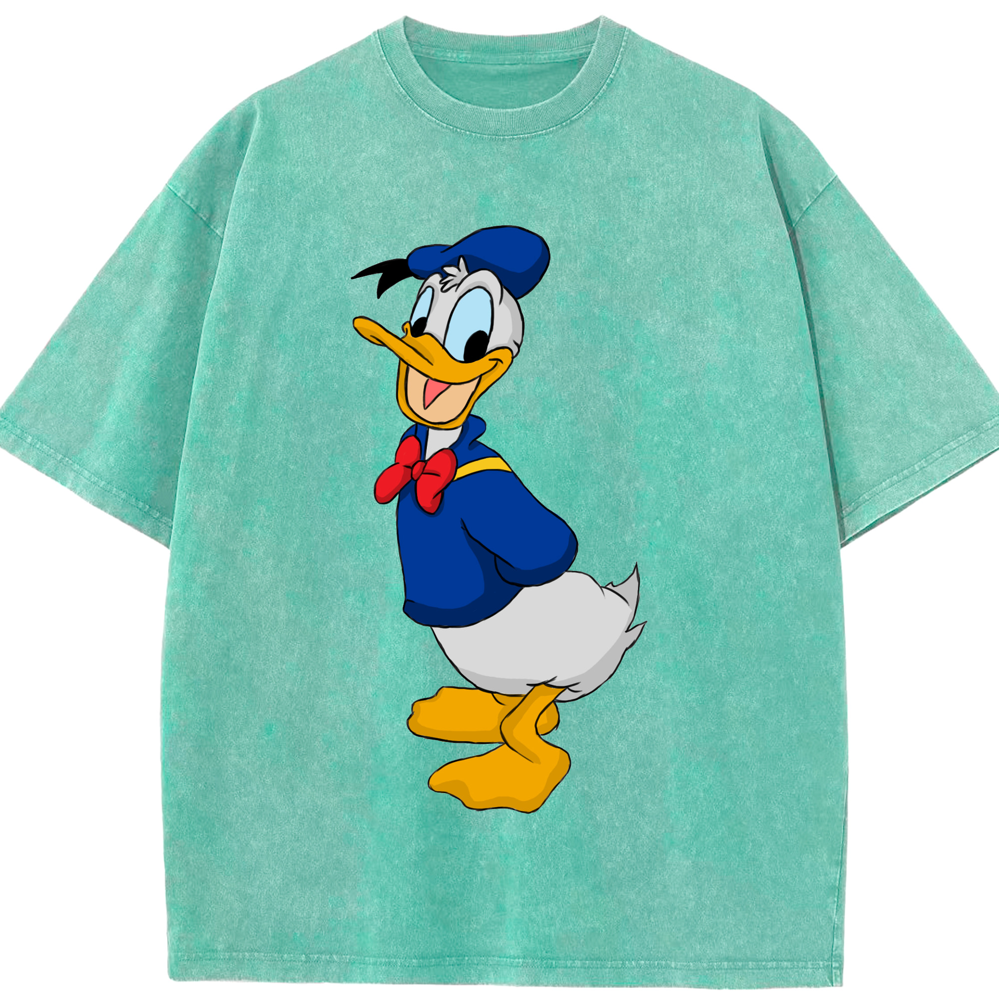 （画像用） ミッキーマウス Mickey Mouse 綿100% ヴィンテージ風 半袖Tシャツ（フロントプリント）